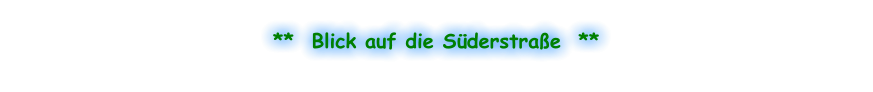 **  Blick auf die Süderstraße  **