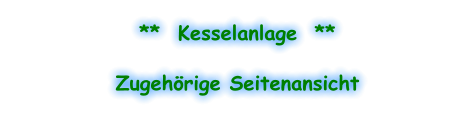 **  Kesselanlage  **  Zugehörige Seitenansicht