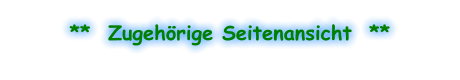 **  Zugehörige Seitenansicht  **