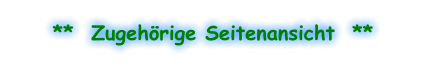 **  Zugehörige Seitenansicht  **