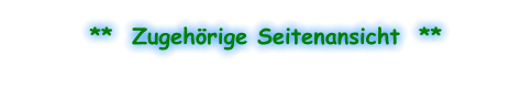 **  Zugehörige Seitenansicht  **