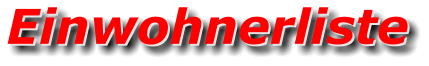 Einwohnerliste Einwohnerliste