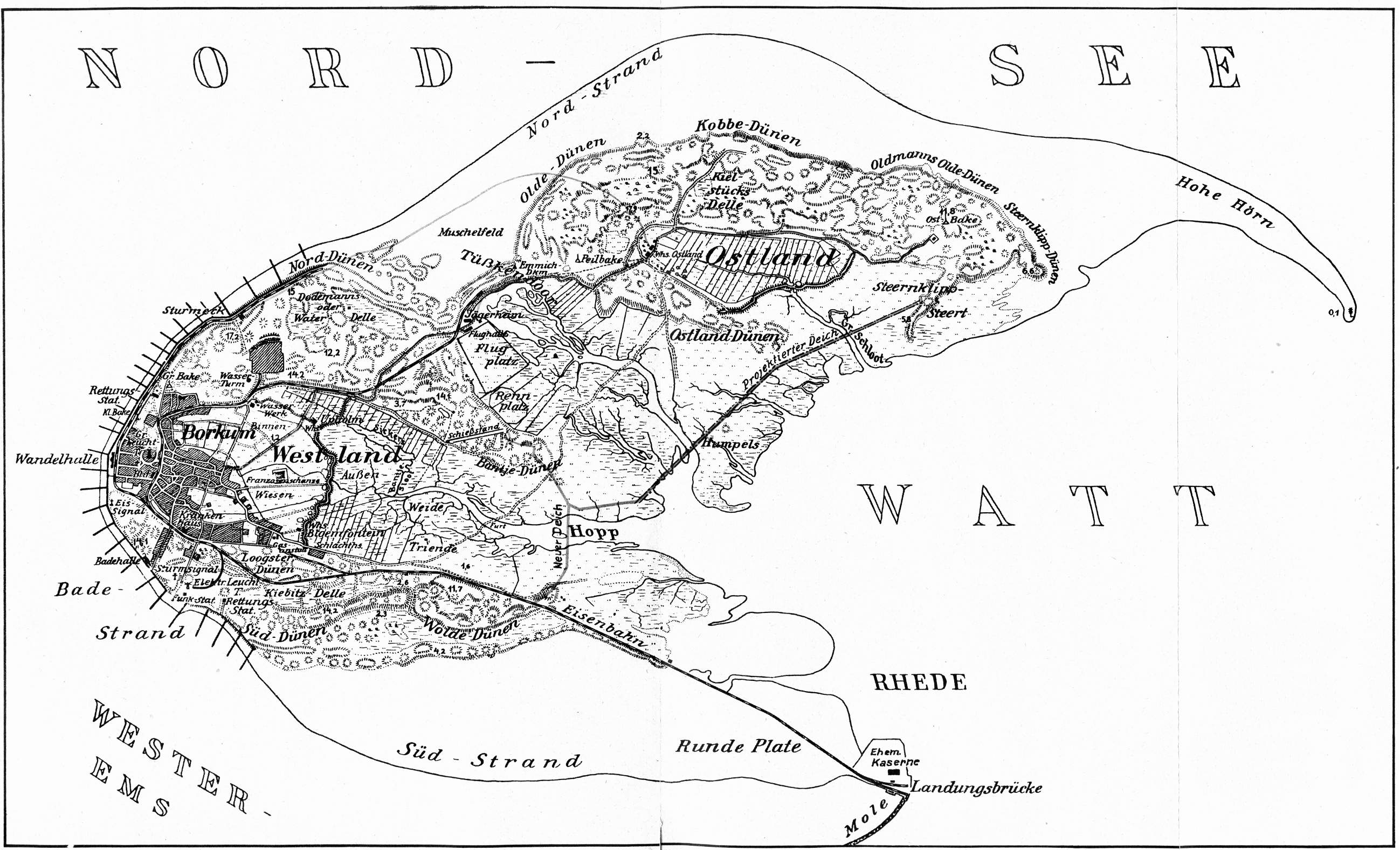 Karte_Borkum_1935